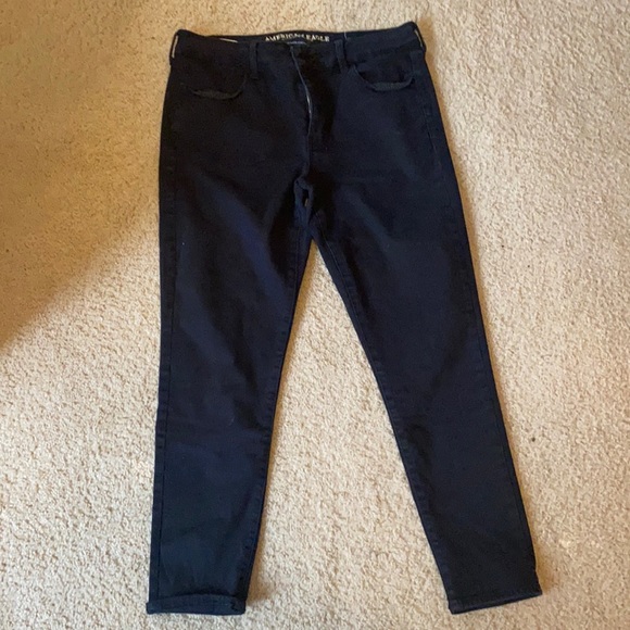American eagle black jeans size 16 - Picture 1 of 2